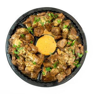 Rueda de Lomo en Salsa de Tomillo y Limón